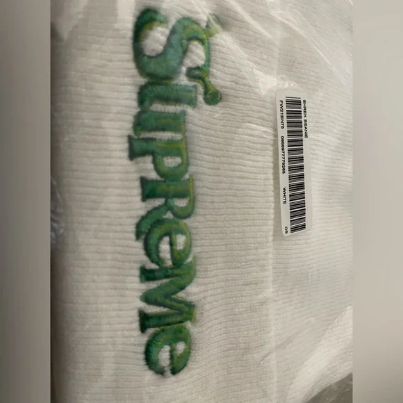 Authentic, Sold Out. Supreme Shrek White Beanie unopened bag w/Tag - Picture 2 of 6